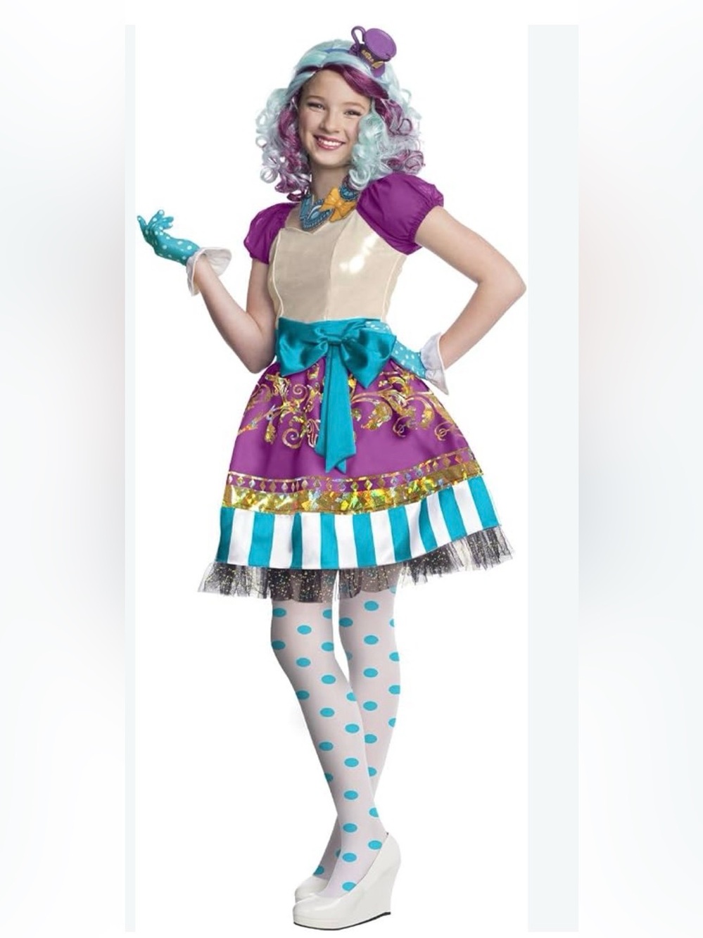 Rubie's Ever After High Madeline Hatter Costume Girls XL